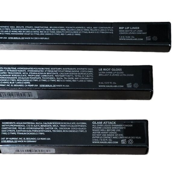 Haus labs bundle with makeup bag - Picture 2 of 5